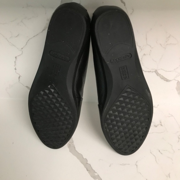 Aerosoles Black Leather Flats Loafers US 6.5 - Picture 7 of 9